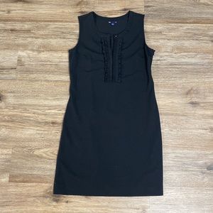 Gap Black Sleeveless Split Neck Dress